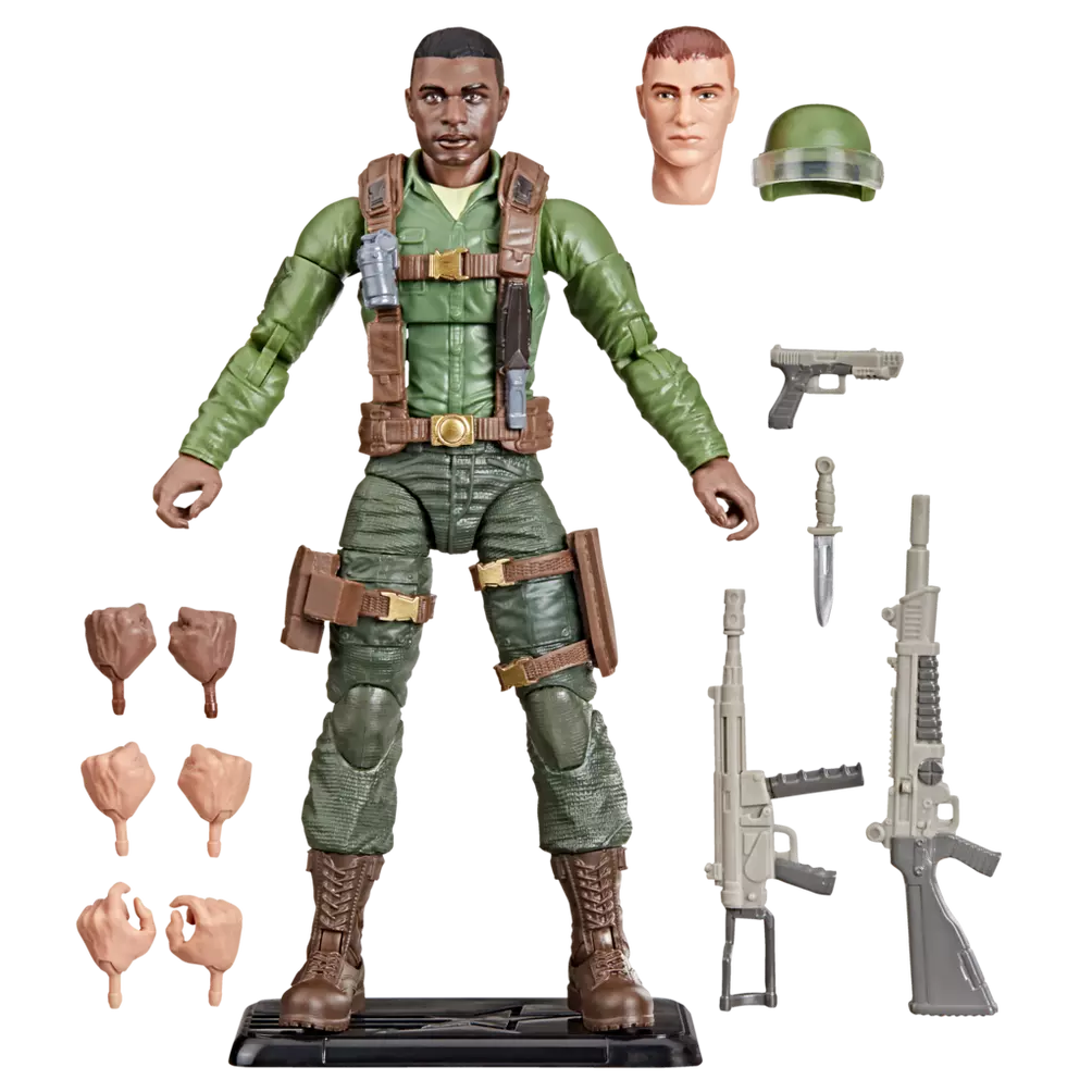 gi joe classified retro trooper with accessories