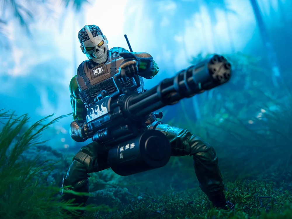 grim viper with gattling gun