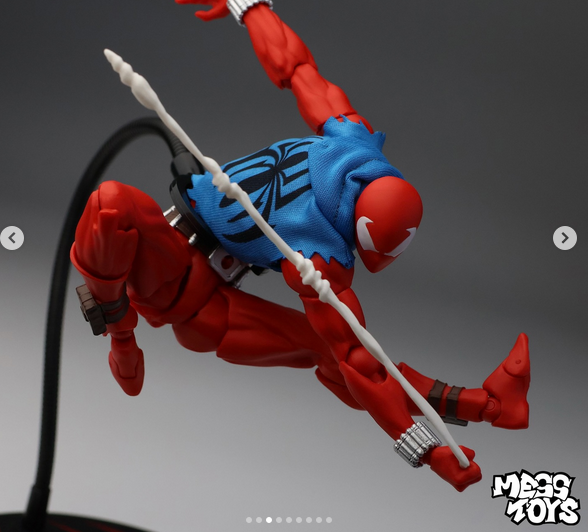mess toys ben reilly scarlett spider swinging