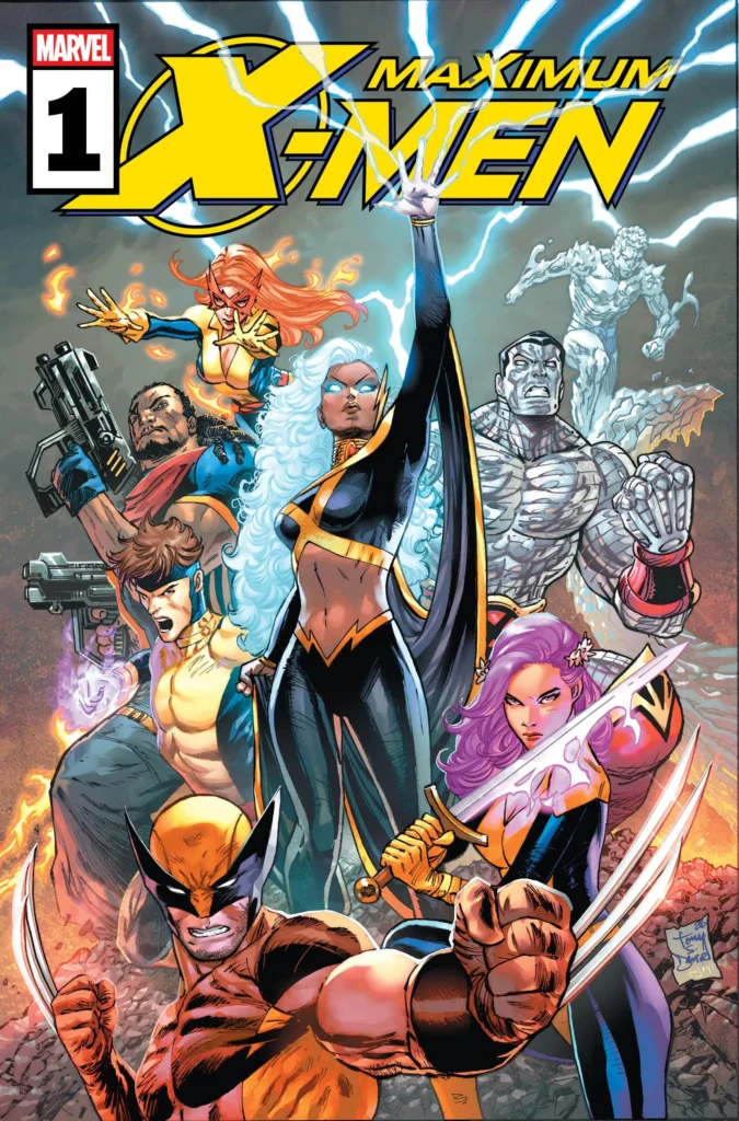 Maximum X-Men #1 cover art for Marvel's new ongoing series announced at SDCC 2026